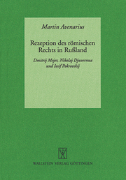 Rezeption des römischen Rechts in Rußland