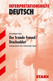 Christoph Hein: Der fremde Freund/Drachenblut - Cover