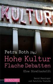 Hohe Kultur - Flache Debatten - Cover