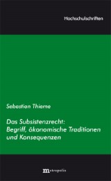 Das Subsistenzrecht - Cover