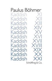 Kaddish XI-XXI - Cover