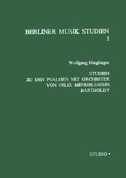 Studien zu den Psalmen mit Orchester von Felix Mendelssohn Bartholdy - Cover