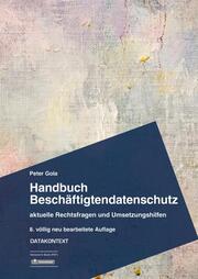 Handbuch Beschäftigtendatenschutz - Cover