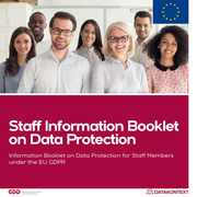 Mitarbeiterinformation Datenschutz (Europa Ausgabe engl.) - Cover
