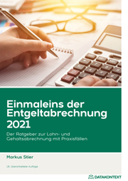 Einmaleins der Entgeltabrechnung 2021 - Cover