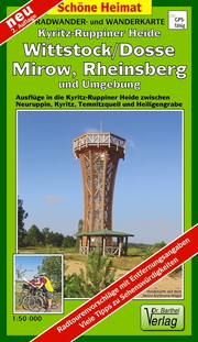 Kyritz-Ruppiner Heide, Wittstock/Dosse, Mirow, Rheinsberg und Umgebung - Cover