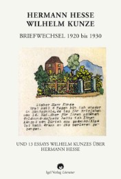 Hermann Hesse - Wilhelm Kunze. Briefwechsel - Cover