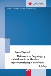 Elektronische Beglaubigung und elektronische Handelsregisteranmeldung in der Praxis - Cover