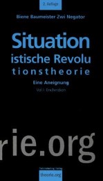 Situationistische Revolutionstheorie I