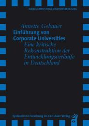Einführung von Corporate Universities - Cover