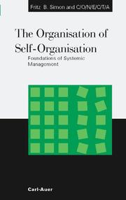 The Organisation of Self-Organisation - Cover