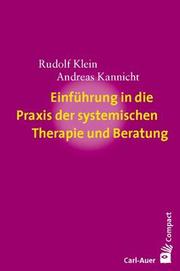 Einführung in die Praxis der systemischen Therapie und Beratung - Cover