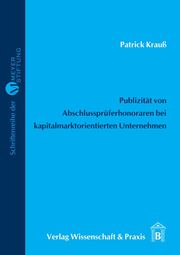 Publizität von Abschlussprüferhonoraren bei kapitalmarktorientierter Unternehmen. - Cover