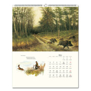 Rien Poortvliets großer Tierkalender 2024 - Illustrationen 1