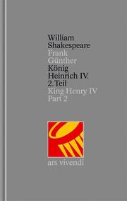 König Heinrich IV. Teil 2 /King Henry IV Part 2 (Shakespeare Gesamtausgabe, Band 18) - zweisprachige Ausgabe - Cover