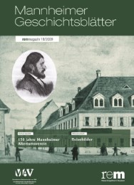 Mannheimer Geschichtsblätter - remmagazin 18/2009 - Cover