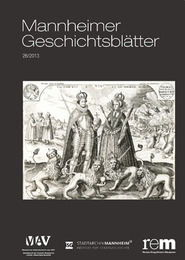 Mannheimer Geschichtsblätter 26/2013 - Cover