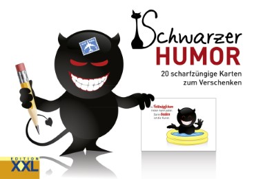 Postkartenbuch 'Schwarzer Humor'
