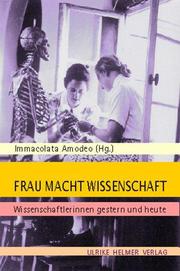 Frau Macht Wissenschaft - Cover