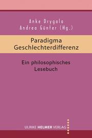 Paradigma Geschlechterdifferenz - Cover