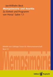 Mempsimoirie und Avaritia - Cover