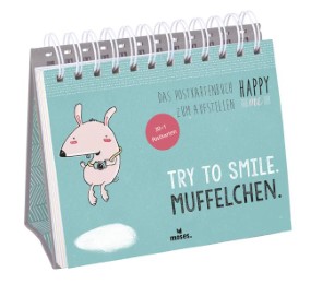 Happy me - Das Postkartenbuch zum Aufstellen - Cover