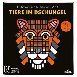 Geheimnisvolle Sticker-Welt: Tiere im Dschungel - Cover