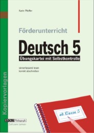 Förderunterricht Deutsch 5