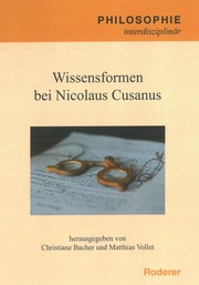Wissensformen bei Nicolaus Cusanus