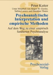 Psychoanalytische Interpretation und empirische Methoden - Cover