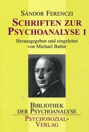 Schriften zur Psychoanalyse I - Cover
