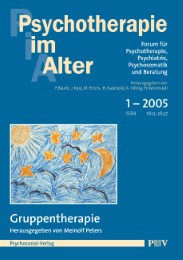 Psychotherapie im Alter Nr.5: Gruppentherapie, herausgegeben von Meinolf Peters