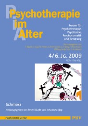 Psychotherapie im Alter Nr.24: Schmerz, herausgegeben von Peter Bäurle und Johannes Kipp
