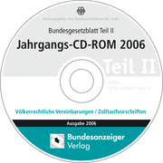 Bundesgesetzblatt Teil II Jahrgangs-CD-ROM 2006
