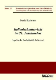 Italienischunterricht im 21. Jahrhundert - Cover