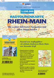 Radtourenkarte Rhein-Main