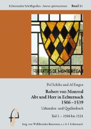 Robert von Monreal, Abt und Herr in Echternach 1506-1539
