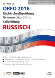 ORFO 2016 Rechtschreib- und Grammatikprüfung Russisch für Mac OS