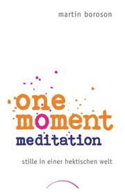One Moment Meditation - Cover