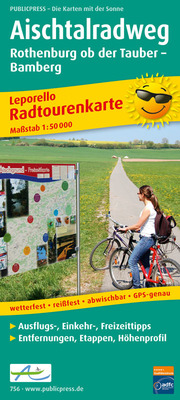 Aischtalradweg, Rothenburg ob der Tauber - Bamberg - Cover