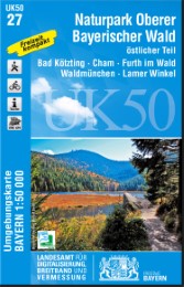 UK50-27 Naturpark Oberer Bayerischer Wald, östlicher Teil
