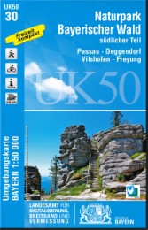 UK50-30 Naturpark Bayerischer Wald, südlicher Teil