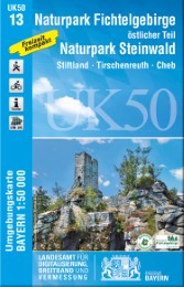 UK50-13 Naturpark Fichtelgebirge, östlicher Teil, Naturpark Steinwald