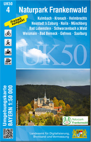 UK50-4 Naturpark Frankenwald - Cover