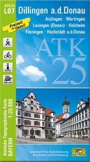 ATK25-L07 Dillingen a.d.Donau (Amtliche Topographische Karte 1:25000)