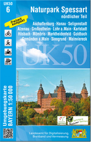 UK50-6 Naturpark Spessart nördlicher Teil - Cover