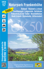 UK50-17 Naturpark Frankenhöhe