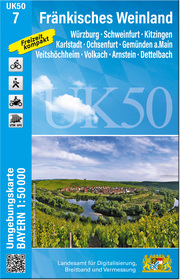 UK50-7 Fränkisches Weinland - Cover