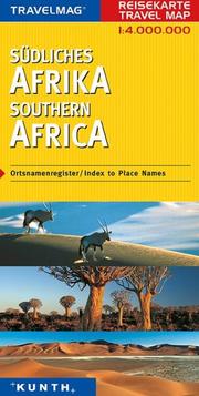 KUNTH Reisekarte Südliches Afrika 1:4 Mio.