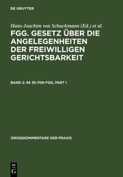FGG - Gesetz über die Angelegenheiten der freiwilligen Gerichtsbarkeit 2 - Cover